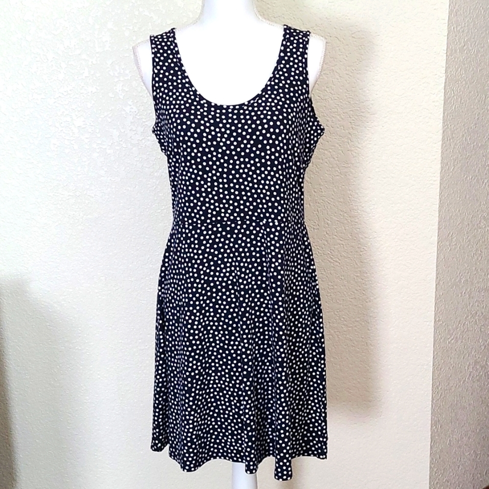 Mix by 41 Hawthorn sleeveless polka dot dress, NWT, M